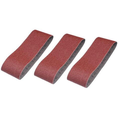 STANLEY - 3 NASTRI ABRASIVI 75X533MM GRANA 40
