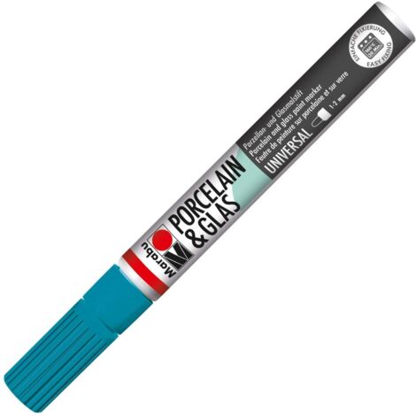 MARABU - PENNARELLO PER PORCELLANA E VETRO 1-2MM PETROLIO 092 (1/3)