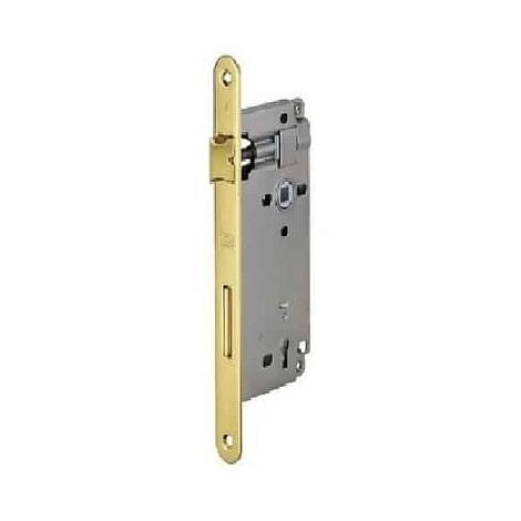 AGB - SERRATURA DA INFILARE PER PORTE INTERNE (A24) PATENT D90 F22 E50 - OTTONE VERNICIATO
