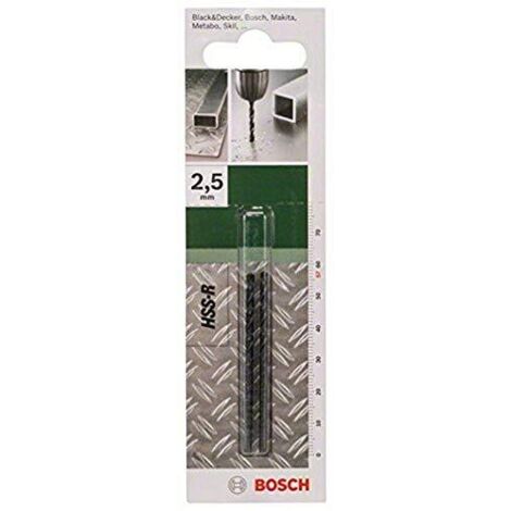 BOSCH - 2 PUNTE PER METALLO HSS 2,5x30x57 (1/4)