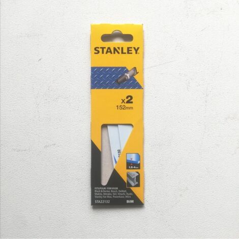 STANLEY - 2 LAME SEGHE A GATTUCCIO 152X1.4MM FINE PER METALLO (1/3)
