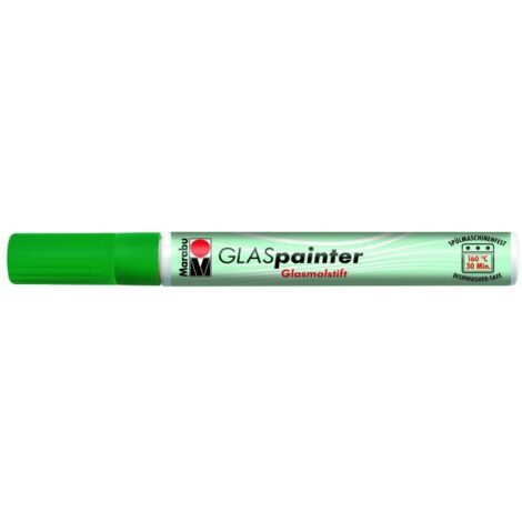 MARABU - PENNARELLO PER PORCELLANA E VETRO 1-2MM VERDE SCURO 068 (1/3)