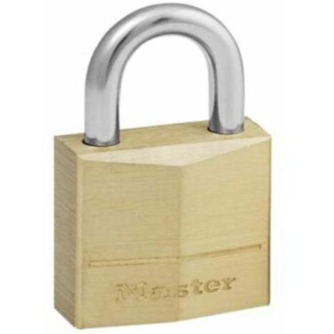 MASTER LOCK - LUCCHETTO IN OTTONE MASSICCIO - ARCO IN ACCIAIO - 20x11x4 MM