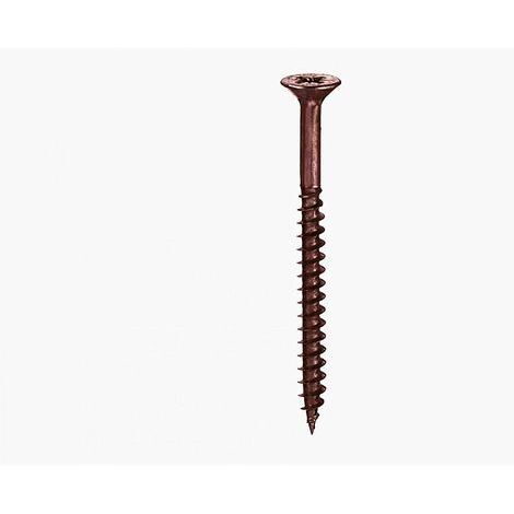 MASIDEF - BLISTER 30 VITI TRUCIOLARI TESTA PIANA SVASATA BRONZATE 3,0X20MM (1/5)