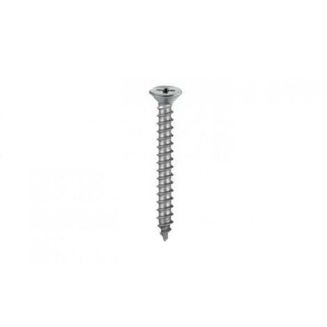 20 VITI AUTOFILETTANTI TESTA PIANA SVASATA INOX 3,5X25MM. (1/5)