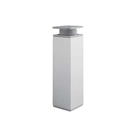 MOBILA - PIEDE QUADRATO REGOLABILE ALLUMINIO GRIGIO