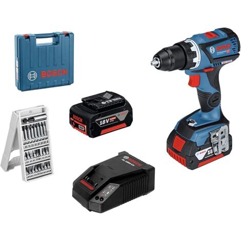 BOSCH - PROFESSIONAL TRAPANO AVVITATOREA BATTERIA GSR18V60C 18.0V LI- 4Ah-1900 GIRI/MIN. MANDRINO AUTOSERRANTE 13MM 2 BATTERIE (1/3)