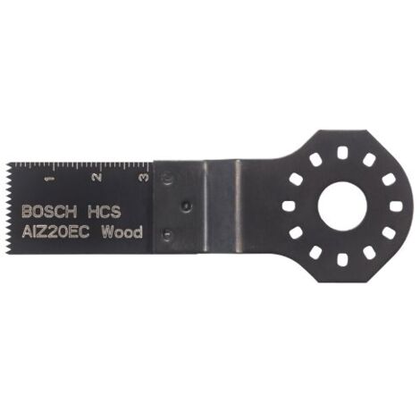 Bosch 2609256948 DIY PMF - Lama per tagli dal pieno AIZ 20 EC HCS, legno, 20 x 30 mm