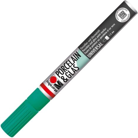 MARABU - PENNARELLO PER PORCELLANA E VETRO 1-2MM MENTA 153 (1/3)