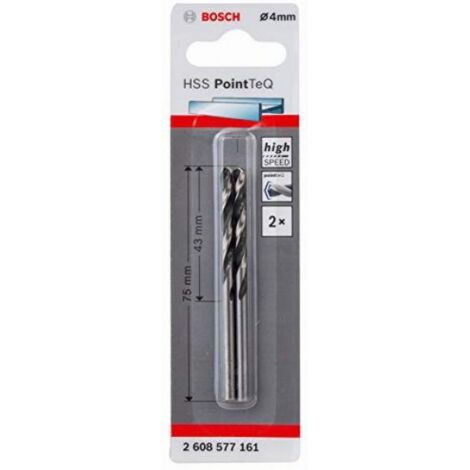 BOSCH - PUNTA PER TRAPANO HSS POINTTEQ 4X43MM (1/5)