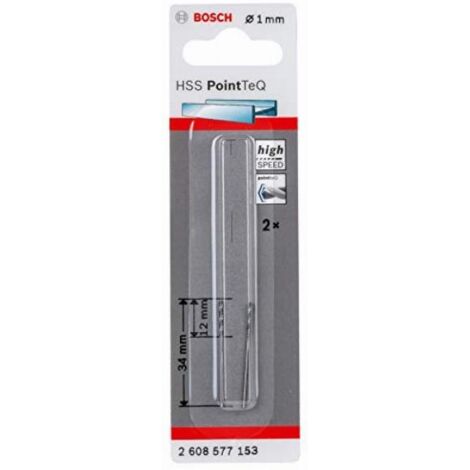 BOSCH - KIT PUNTE A SPIRALE PER METALLO1X12MM