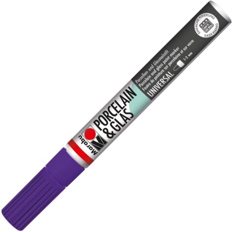 MARABU - PENNARELLO PER PORCELLANA E VETRO 1-2MM VIOLA 251 (1/3)