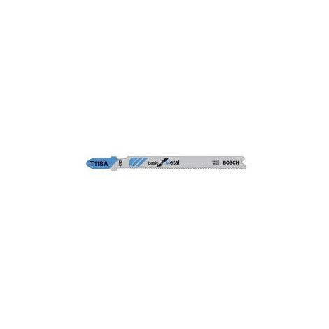 BOSCH - LAME PER SEGHETTO ALTERNATIVO HSS T118A 67 MM 1,1-1,5 PROGRESSIVA