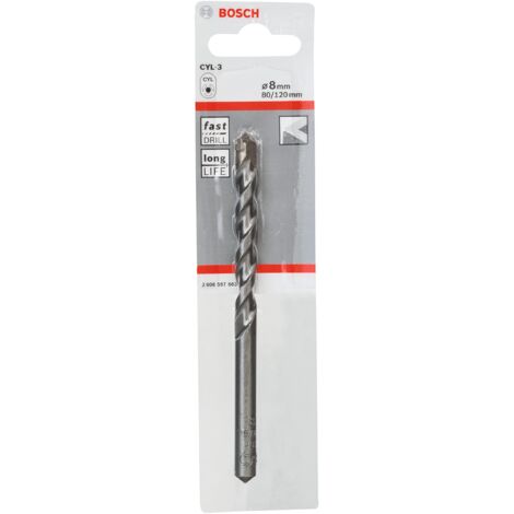 BOSCH - PUNTA PER TRAPANO A SPIRALE PERCALCESTRUZZO - 8MM