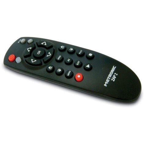 Metronic 495380 TCDE ZAP2 - Telecomando universale per TV e DVB-T, nero (1/2)