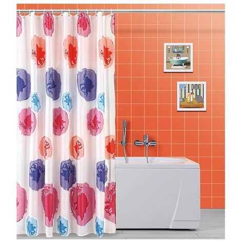 Feridras Tenda Doccia Multicolore Con Ganci In Polyestere 120X200Cm (1/3)