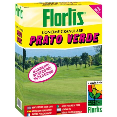 FLORTIS - 2Kg - CONCIME GRANULARE PER PRATO VERDE (1/3)