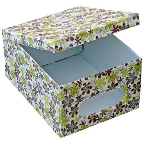 ORDINETT-SCATOLA PORTABIANCHERIA 50X40X25 CM ANEMONE COLLECTION