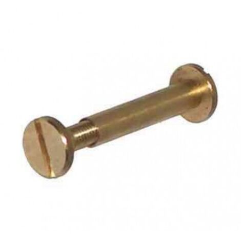 Koncreto – 25 Viti Per Sedia M4 X 25 Mm Con Nottolino In Ottone Nichelato, Confezione Blister