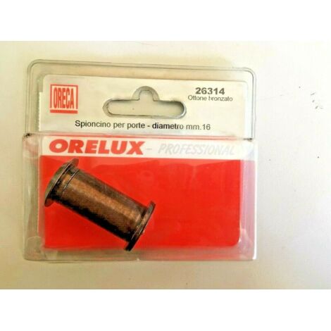 ORECA - SPIONCINO PER PORTA IN OTTONE BRONZATO D16