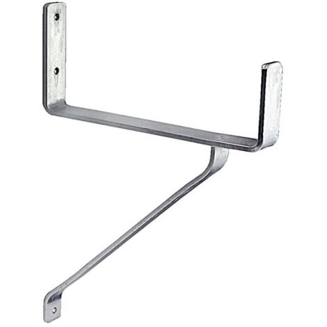 MASIDEF - GANCIO PESANTE A PARETE PER TRAVI, SCALE ZINCATO 350x250x80 mm (1/2)