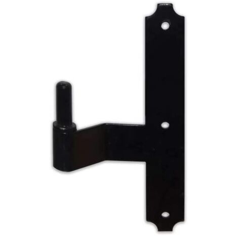 MASIDEF - CARDINE A SBALZO - LUNGHEZZA 18CM - COLORE NERO