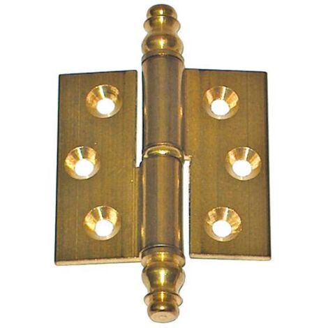 MASIDEF-MOBILIA-2 CERNIERE PER MOBILI INOTTONE LUCIDO CON TESTINA mm 40X40SX (1/2)
