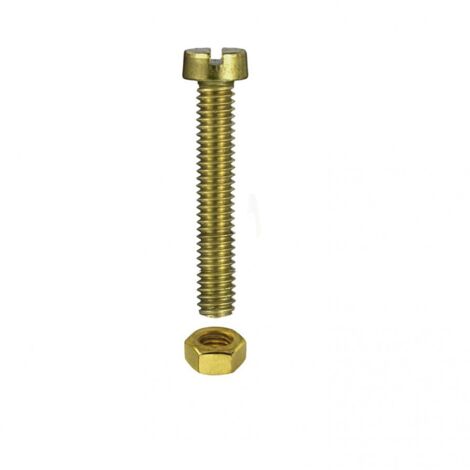 CONNEX-MASIDEF VITE OTTONE TESTA CILINDRICA CON DADO 4X30 PZ.8