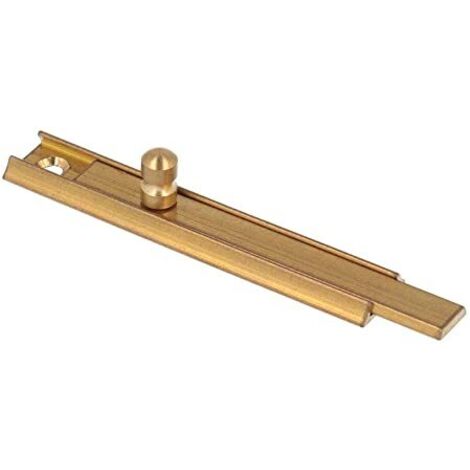 CATENACCIO AD INCASTRO PER CHIUSURA PORTE 70MM - IN OTTONE LUCIDO