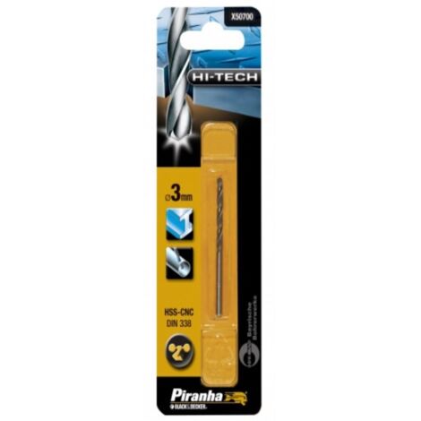 BLACK&DECKER - PUNTE PER METALLO CROWN 3MM