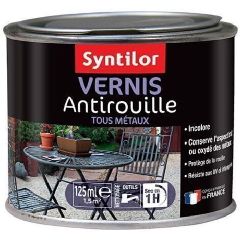 SYNTILOR - VERNICE PER METALLO INCOLORE- ANTIRUGGINE 125ml