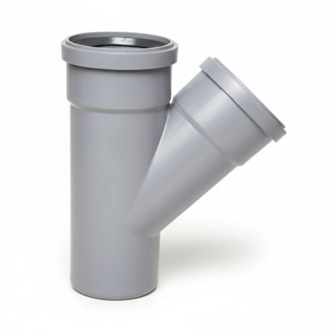 PESTAN - BRAGA HTEA Ø40MM-Ø40MM-45° - ILPOLIPROPILENE COLORE GRIGIO (1/2)
