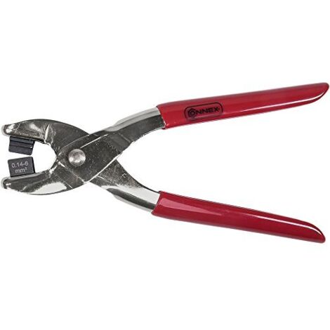 CONNEX - PINZA PER CAPICORDA 0,14-6MM -IMPUGNATURA IN PLASTICA COLORE ROSSO (1/3)