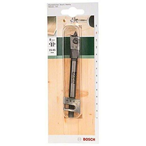 Bosch 2609255277 - Punta piatta regolabile per trapano, diametro: 14 - 45 mm (1/4)