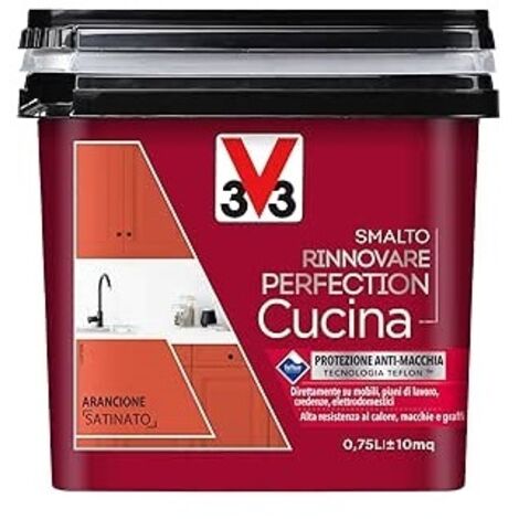 V33 - SMALTO RINNOVARE PERFECTION CUCINA750ML ARANCIO SATINATO