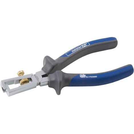 MASIDEF-MEISTER PINZA SPELLAFILI REGOLABILE MANICI BIMATERIALE BLU/NERO 160MM (1/2)