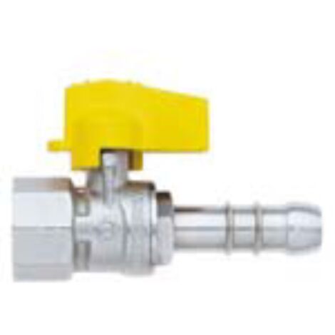 CONNEX - VALVOLA GAS SFERA DRITTA F1/2CON PORTAGOMMA LUNGO (1/2)