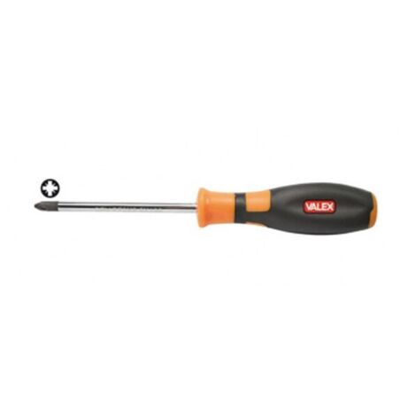VALEX - CACCIAVITE CON PUNTA POZIDRIVE PER VITI CON IMPRONTA A CROCE 3X8X150MM (1/2)