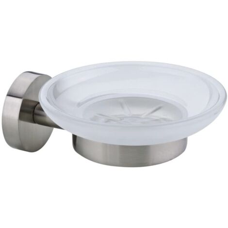 TESA - MOON PORTASAPONE 11 CM CROMO SATINATO (1/5)