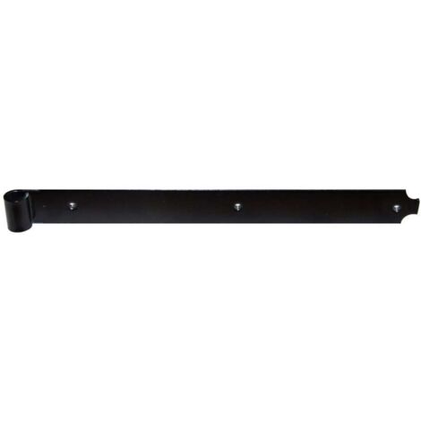 Bandella sagomata Masidef spessore 3 mm ø12 mm dimensioni 30x250 mm verniciato nero