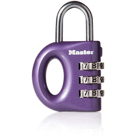 Master Lock 633EURD Lucchetto con Combinazione e Corpo in Zinco, Colore Casuale, 5.6 x 3.2 x 1.1 cm (1/5)