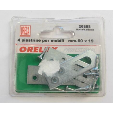 ORECA - PIASTRINE CON FINESTRA 60X19MM
