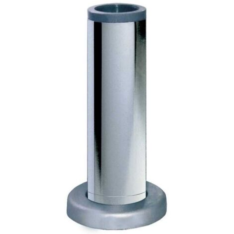 PIEDE IN METALLO REGOLABILE D35 B60 H150FINITURA CROMO (1/2)