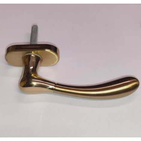 ORECA - MANIGLIA DK PER FINESTRA CON SISTEMA ANTA RIBALTA - IN OTTONE - QUADRO 7X40MM