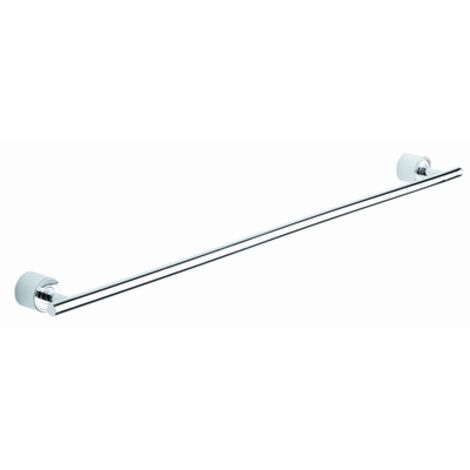 Porta Asciugamani Da Parete Haceka Mezzo - Cromato 60 Cm, Acciaio Inox, Montaggio Con Colla - 4