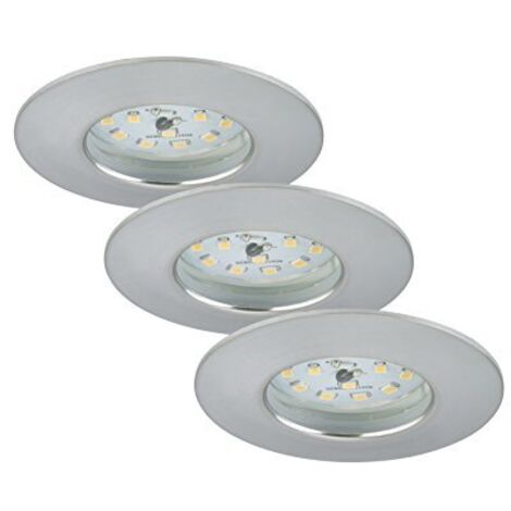 BRILONER - SET 3 FARETTI COLORE ALLUMINIO INC 3X5,5W 470LM (1/3)