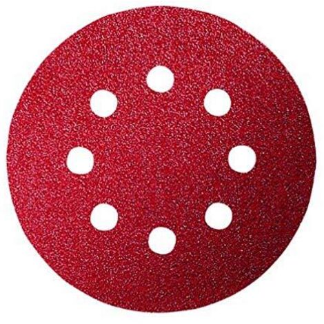 BOSCH - 6 FOGLI PER LEVIGATRICE ROTO-ORBITALE 115MM GRANA 40 8 FORI VELCRO (1/3)