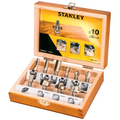 Frese tct Stanley per fresatrice e pantografo codolo 8 mm (1/2)