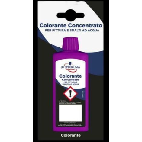 LO SPECIALISTA - COLORANTE CONCENTRATO PER PITTURE E SMALTI AD ACQUA MAGENTA 45 ML. (1/2)