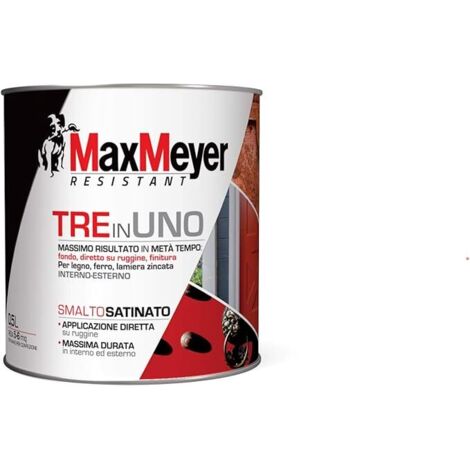 MAX MEYER - SMALTO ANTIRUGGINE 3 IN1 VERDE SATINATO 500ML